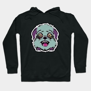 Cute cartoon dog head Hoodie